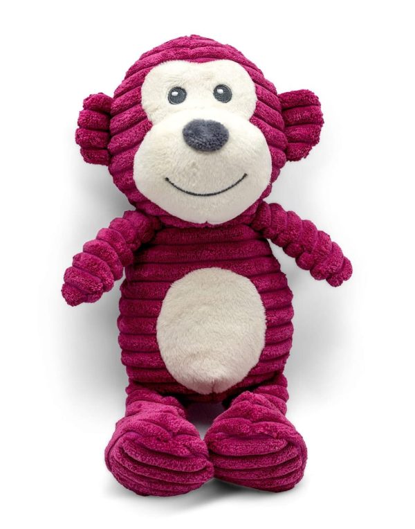 ThoozyPet Tuff & Cuddly Monkey Plush Dog Toy Supply - Image 3