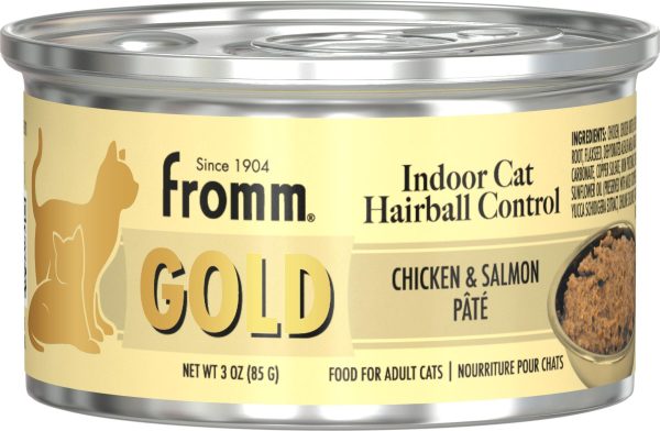 Fromm Gold Indoor Cat Chicken & Salmon Pate Canned Cat Food Online