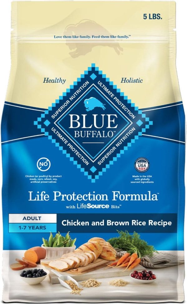 Blue Buffalo Life Protection Natural Chicken & Brown Rice Recipe Adult Dry Dog Food Online Sale
