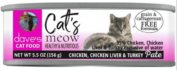 Dave s 95% Beef and Beef Liver Pate Formula Canned Cat Food Supply