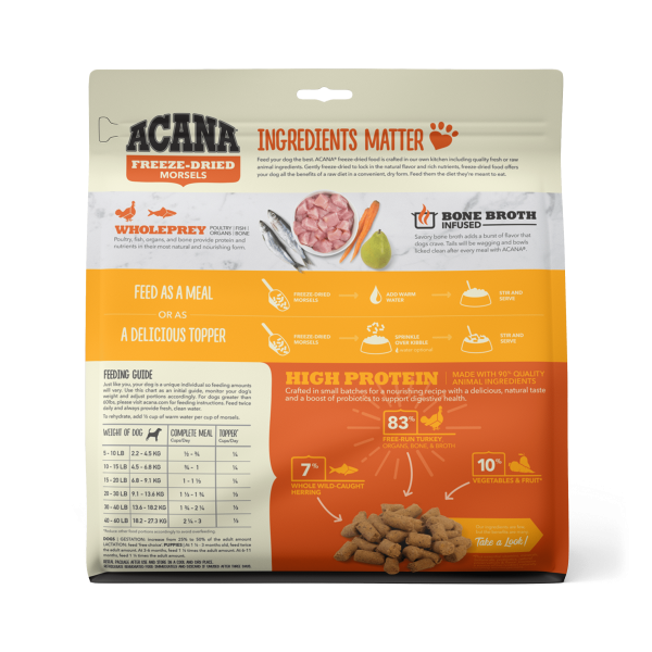 Acana Freeze-Dried Food Free-Run Turkey Recipe Morsels for Dogs For Discount - Image 2