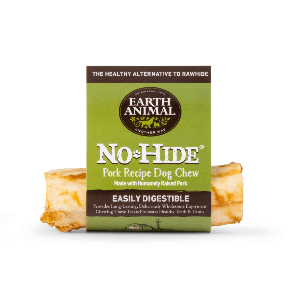 Earth Animal No-Hide Pork Chew Small Dog Treats Supply