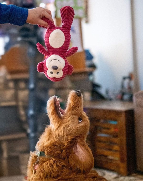 ThoozyPet Tuff & Cuddly Monkey Plush Dog Toy Supply - Image 4