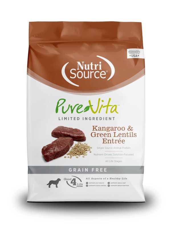 PureVita Grain Free Kangaroo & Green Lentils Entree for Dogs on Sale