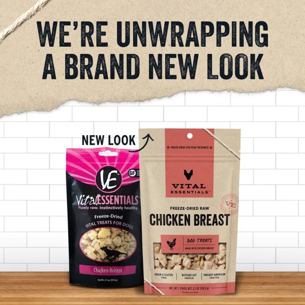 Vital Essentials Freeze-Dried Chicken Breast Dog Treats Online Sale - Image 4