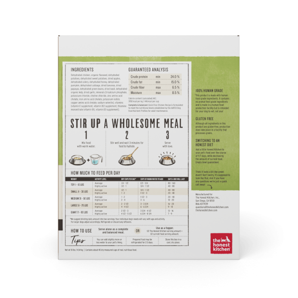 The Honest Kitchen Grain Free Chicken Recipe Dehydrated Dog Food Online Hot Sale - Image 2