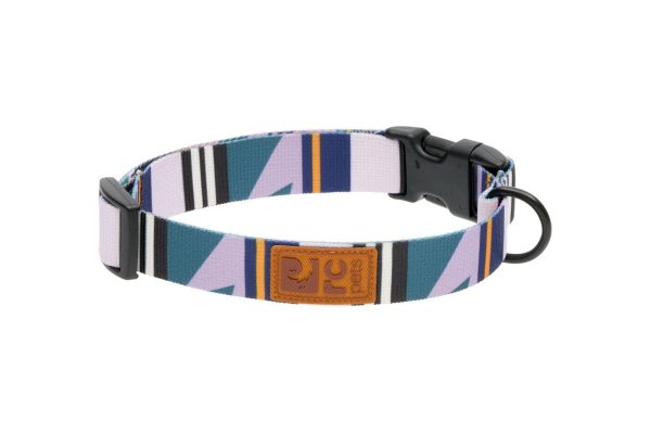 RC Pets Eco Clip Collar for Dogs in Lilac Edge Pattern Supply