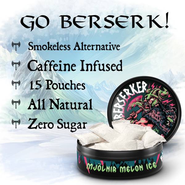Berserker Mjölnir Melon Ice Pouches - 5 Can Roll on Sale - Image 4