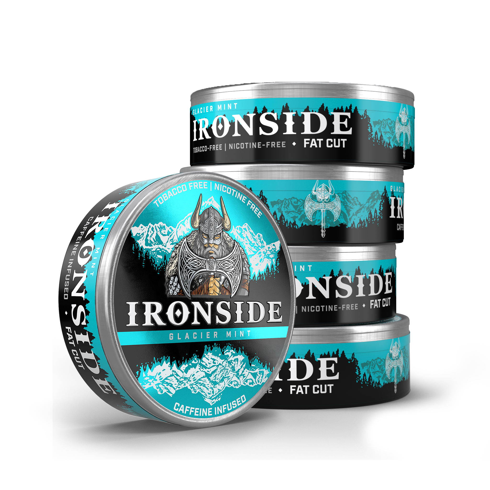 Ironside Glacier Mint Fat Cut – 5 Can Roll Discount
