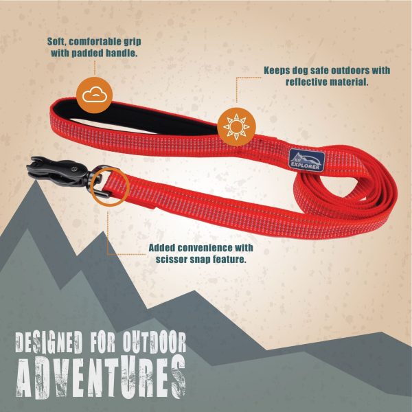 Coastal Pet Products K9 Explorer Brights Reflective Dog Leash in Desert Online Hot Sale - Image 2