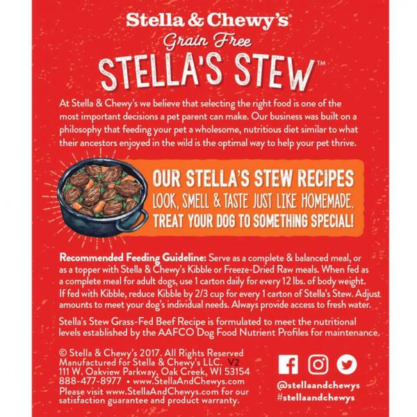 Stella & Chewy s Stella s Stew Grass Fed Beef Recipe Food Topper for Dogs Sale - Image 2
