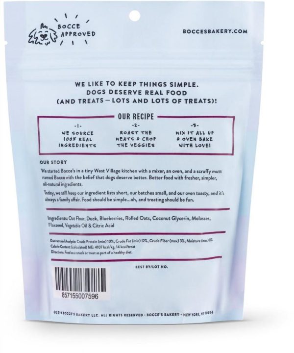 Bocce s Bakery Every Day Quack, Quack, Quack Soft & Chewy Dog Treats Online Sale - Image 2