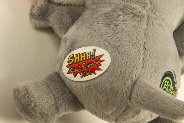goDog Silent Squeak Crazy Hairs Elephant with Chew Guard Technology Durable Plush Dog Toy Online now - Image 4