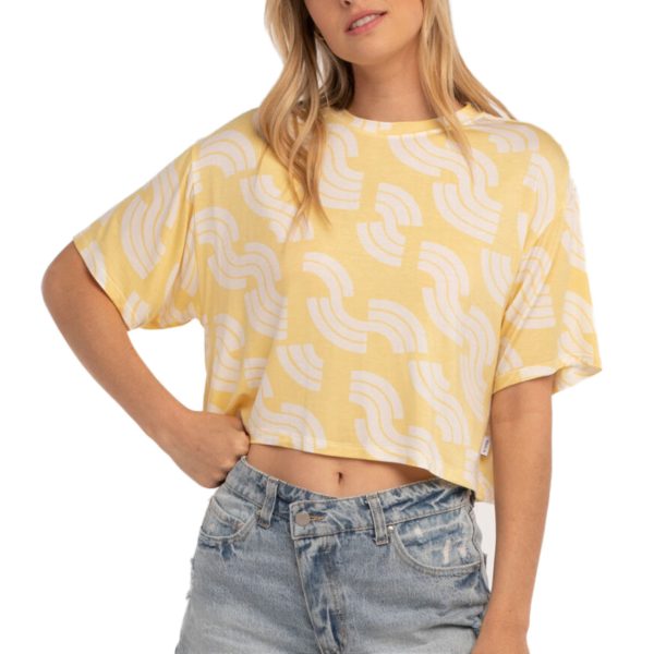 RVCA HOOKY TEE - YED For Discount