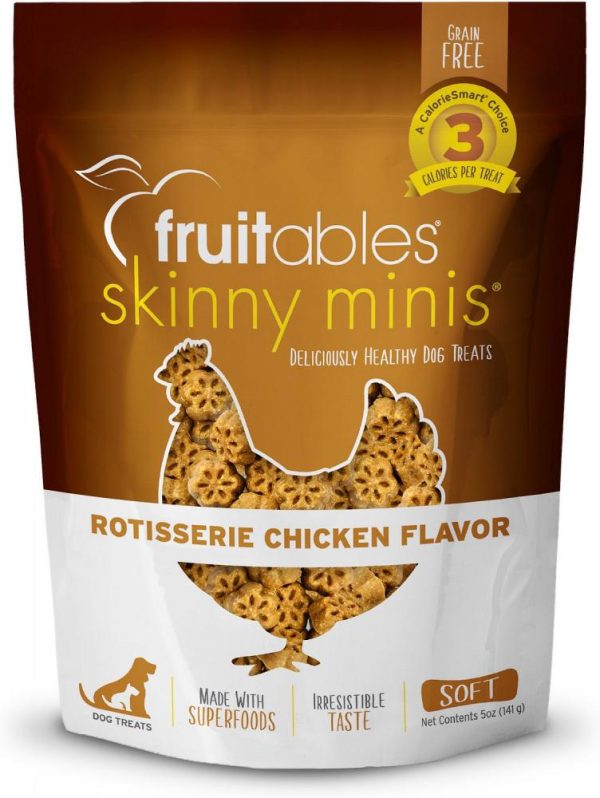 Fruitables Skinny Minis Rotisserie Chicken Flavor Soft & Chewy Dog Treats For Cheap