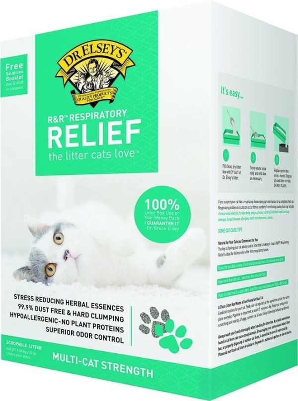 Dr. Elsey s Respiratory Relief Clumping Cat Litter Hot on Sale