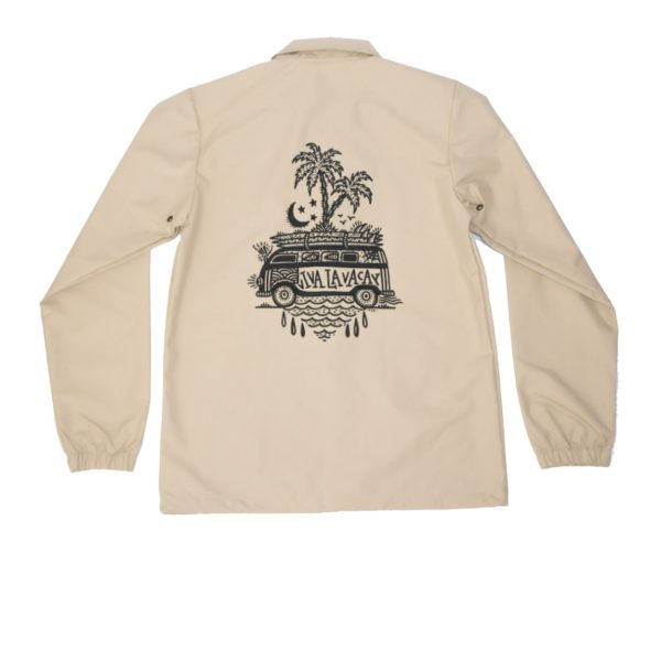 VIVA LA VACAY COACHES JACKET - TAN on Sale