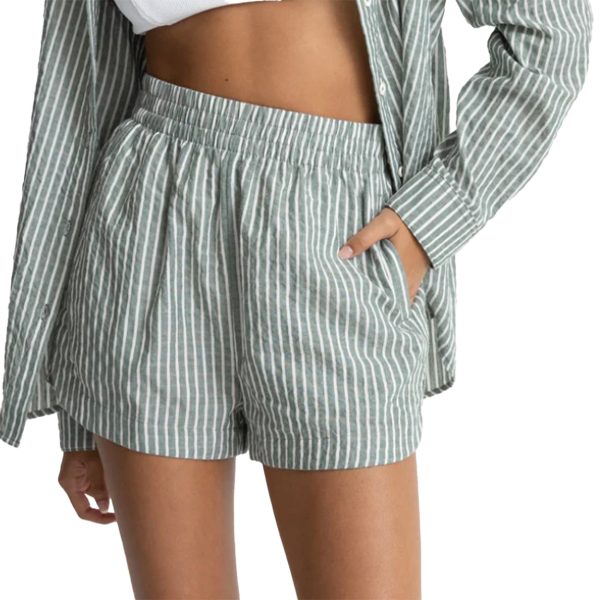 RHYTHM STEVIE STRIPE SHORT - GREEN Online now