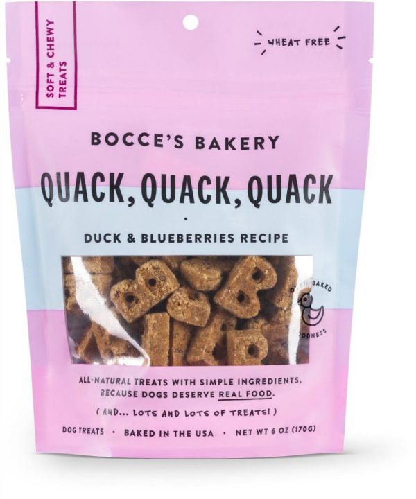 Bocce s Bakery Every Day Quack, Quack, Quack Soft & Chewy Dog Treats Online Sale