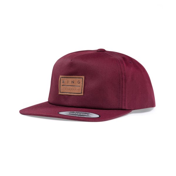 STRUMMER Premium Twill Hat - Maroon For Cheap