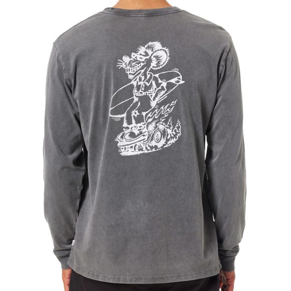 KATIN BOOGIE L S TEE - BLK Online now - Image 3