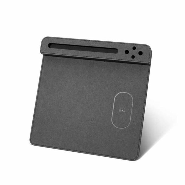 Wireless Charger Mouse Pad with Pen Holder and Moible Phone Holder Sale