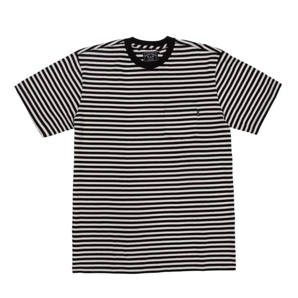 DARK SEAS STRUGGLE KNIT - BLK WHT For Cheap