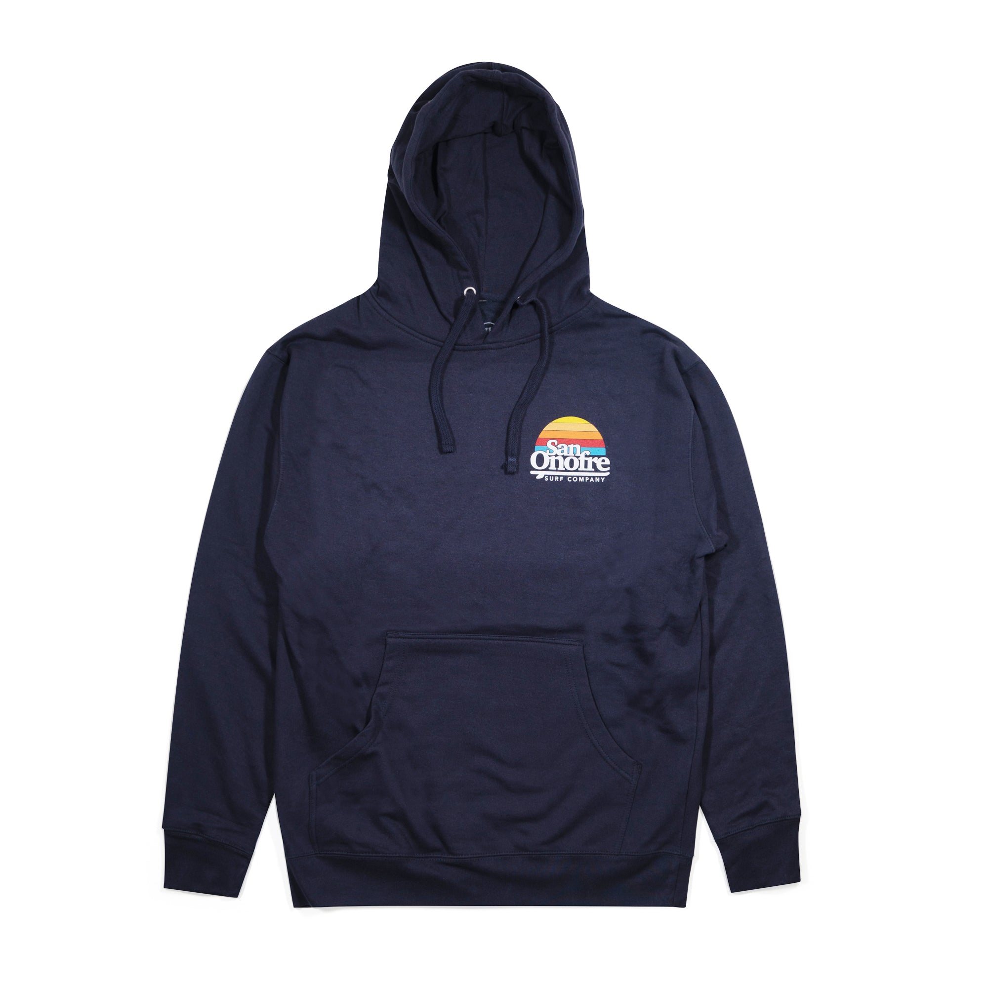 OLD SCHOOL SUN HOODIE NAVY Discount