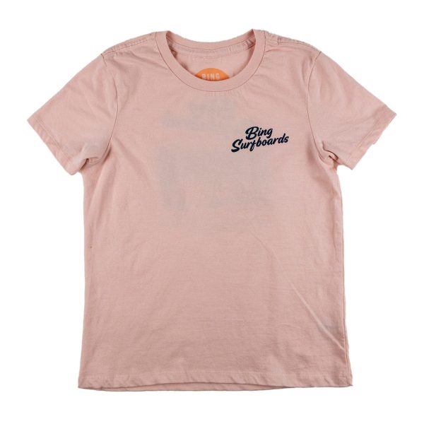THE SHOP Premium Womens S S T-Shirt Faded Pink Fashion - Image 2