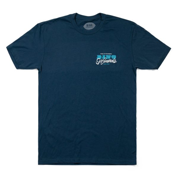 VAN SCRIPT Premium S S T-Shirt - Indigo Online Hot Sale - Image 2