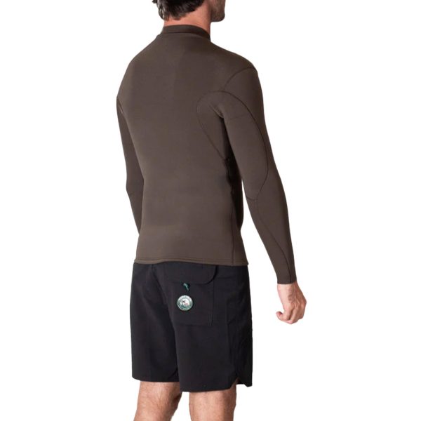 VISSLA 2MM SOLID SETS FRONT ZIP JACKET - DKE Supply - Image 2