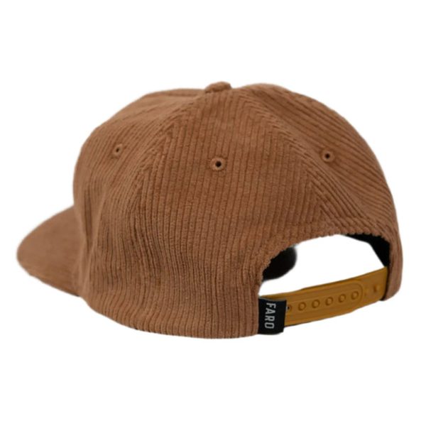 FARO CORD PATCH HAT - TAN Online Sale - Image 2