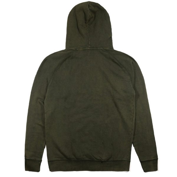 SAN ONOFRE SURF CO. OLD SCHOOL SUN HOODIE VINTAGE OLIVE Online Sale - Image 2
