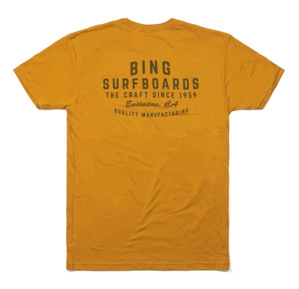 QUALITY MANUFACTURING Premium S S T-Shirt - Antique Gold Fashion