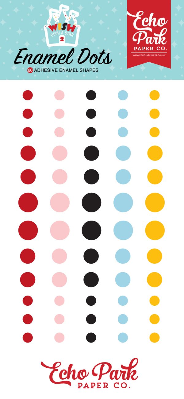 WISH UPON A STAR Enamel Dots - Echo Park Cheap