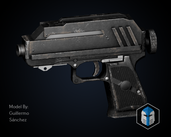 Clone Wars DC-17 Blaster Pistol - 3D Print Files Fashion