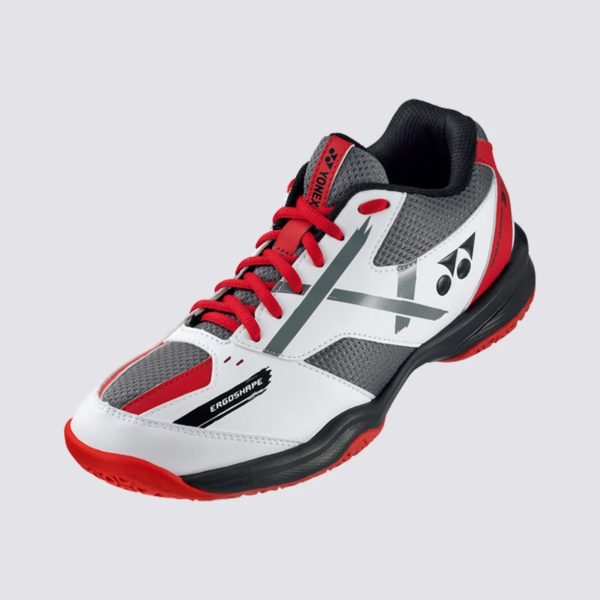 Yonex Power Cushion PC 39 (Wide) Unisex Badminton Shoe - (White Red) Fashion