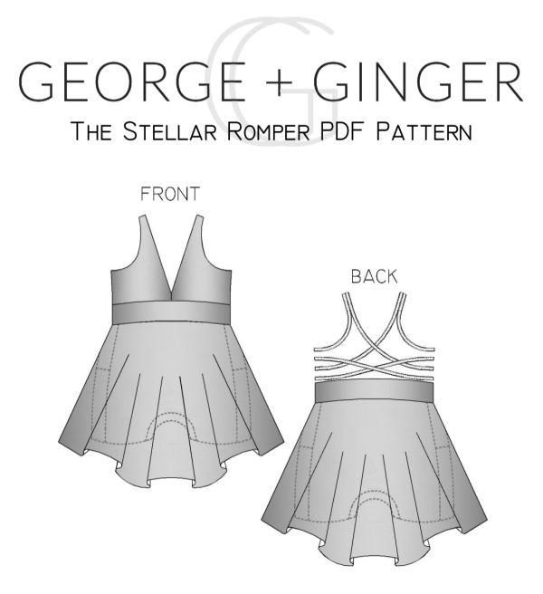 The Stellar Romper PDF Sewing Pattern For Sale - Image 3