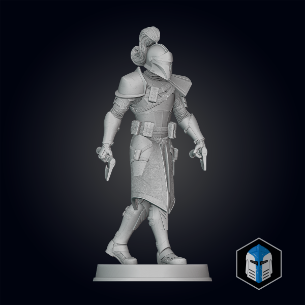 Medieval Captain Rex Figurine - Pose 1 - 3D Print Files For Discount - Image 3