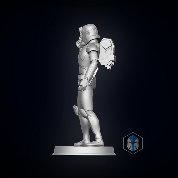 Bad Batch Hunter Figurine - Pose 1 - 3D Print Files For Discount - Image 5