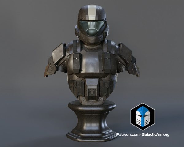 ODST Bust - 3D Print Files Online Hot Sale - Image 3