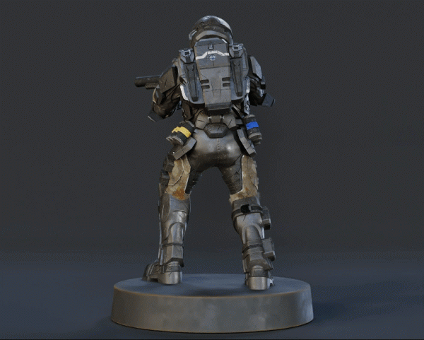 1:48 Scale Alpha 9 ODST Miniatures - 3D Print Files on Sale
