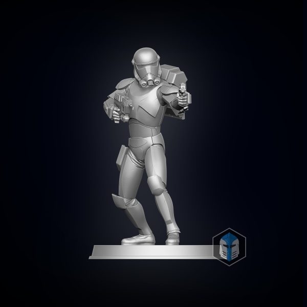 Bad Batch Hunter Figurine - BUNDLE - 3D Print Files Online Sale - Image 4