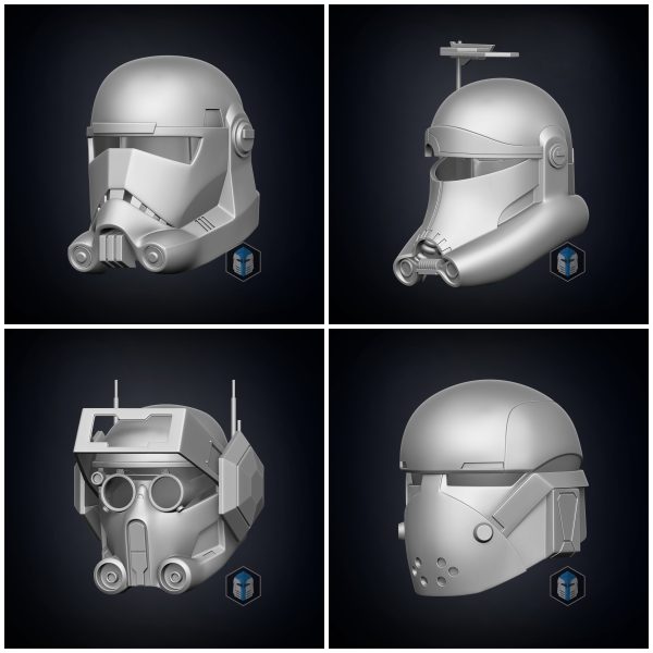 Bad Batch Bundle - 4 in 1 Helmet 3D Print Files on Sale - Image 2