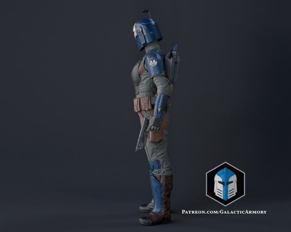 Bo Katan Figurine - Pose 1 - 3D Print Files For Cheap - Image 5