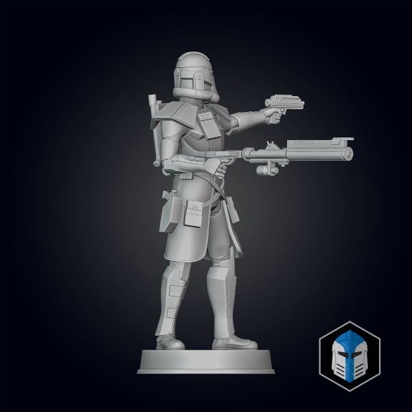 Animated ARC Trooper Figurine - Pose 4 - 3D Print Files For Sale - Image 5