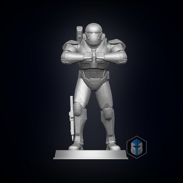Bad Batch Wrecker Figurine - Pose 1 - 3D Print Files Fashion