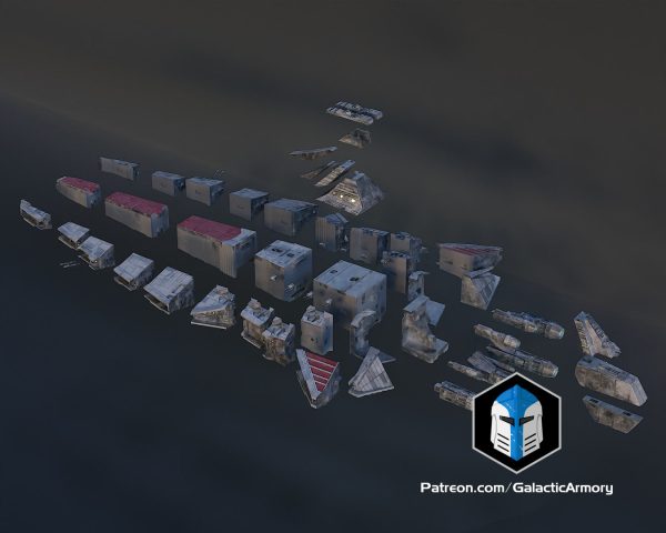 Clone Wars Venator Capital Ship - 3D Print Files Supply - Image 4