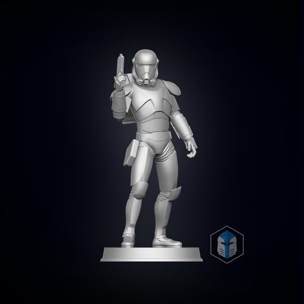 Bad Batch Hunter Figurine - BUNDLE - 3D Print Files Online Sale - Image 2
