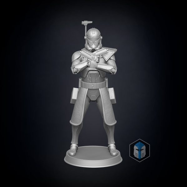 Captain Rex Figurine - Pose 1 - 3D Print Files on Sale